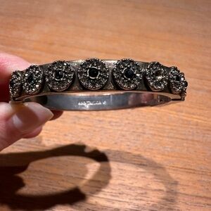 Ann Taylor Gold & Crystal Bangle